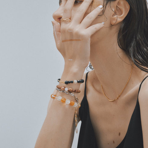 Power stone bracelet BROWN